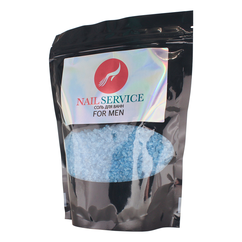 Соль для ванн 500гр FOR MEN купить в интернет магазине NailService.ru 