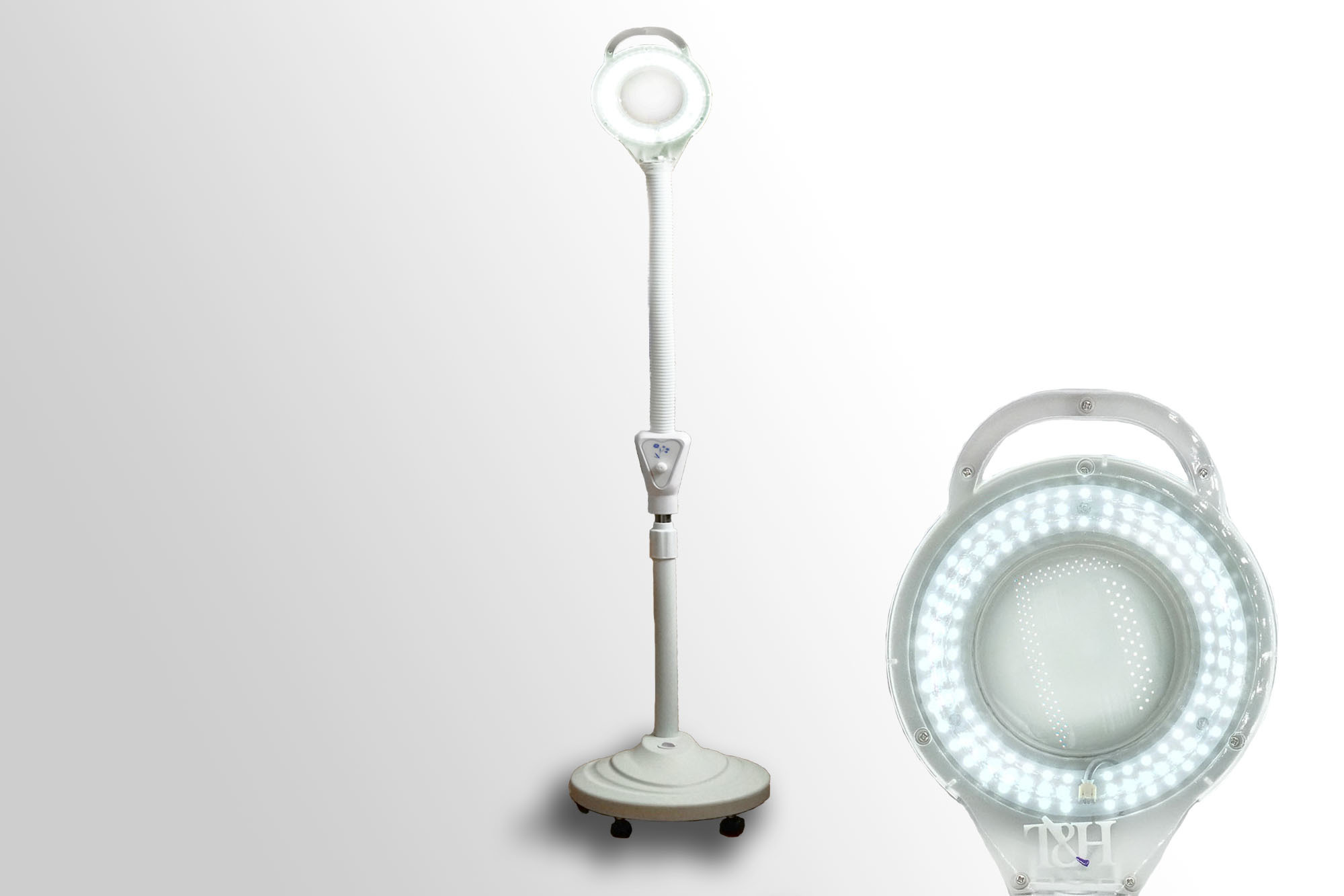 Лампа-лупа напольная LED К-2 купить в интернет магазине NailService.ru - Москва